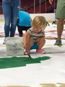 Paint the Ice” for the Iowa Wild 1