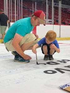Paint the Ice” for the Iowa Wild 3