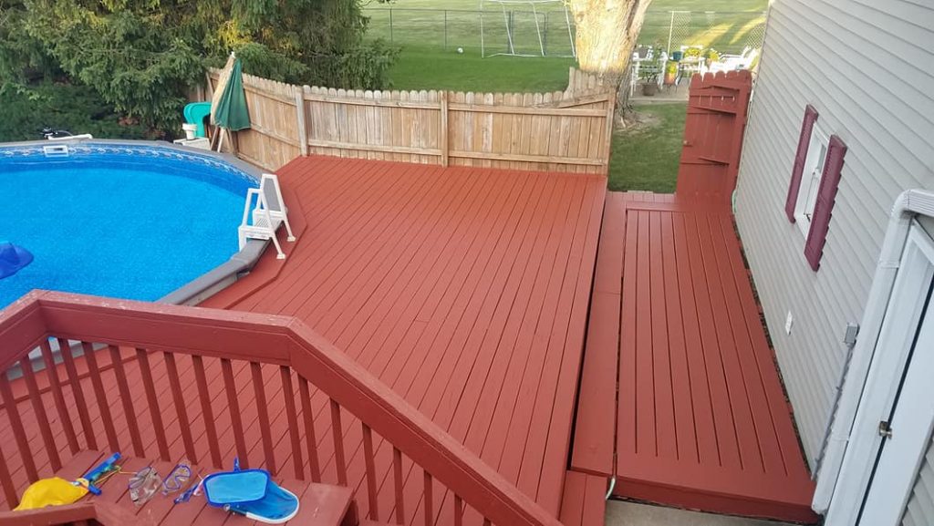 Deck Painting After